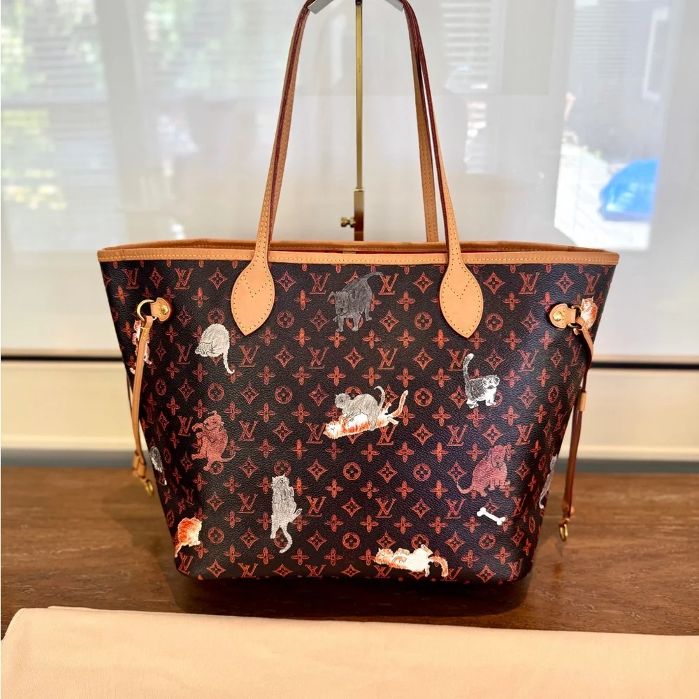 Louis Vuitton Catogram Neverfull MM - Picture 4 of 6